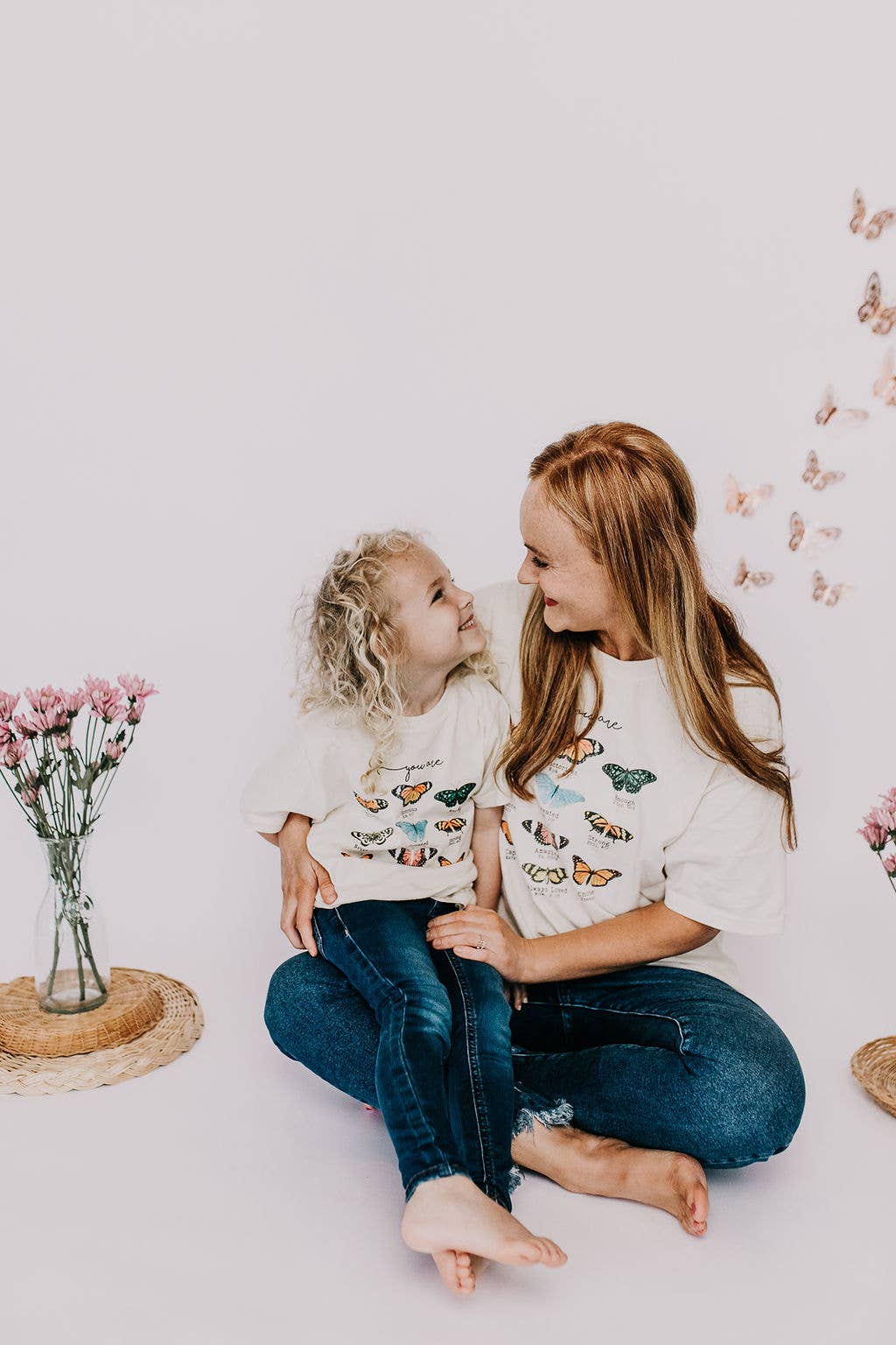 Butterfly Affirmation Tee for Girls