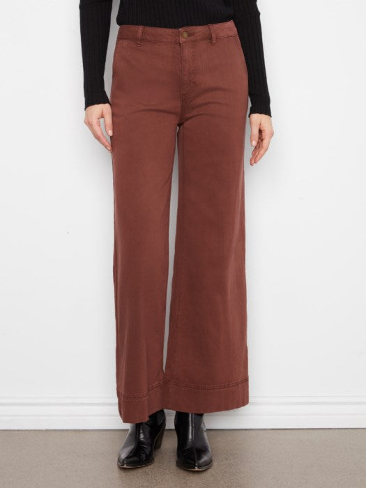 Aubrey Chocolate Twill Pants