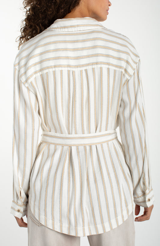 Belted Shacket