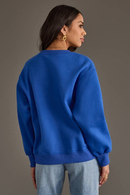 Royal Blue & White Game Day Sweatshirt