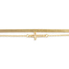 Layered Cross Gold Bracelet