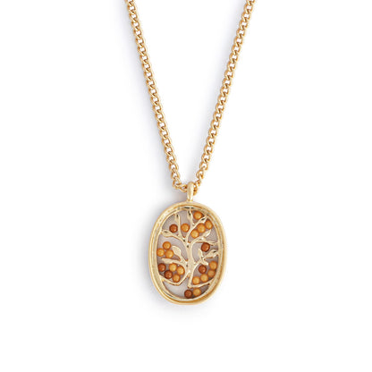 Mustard Seed Gold Necklace - 18in