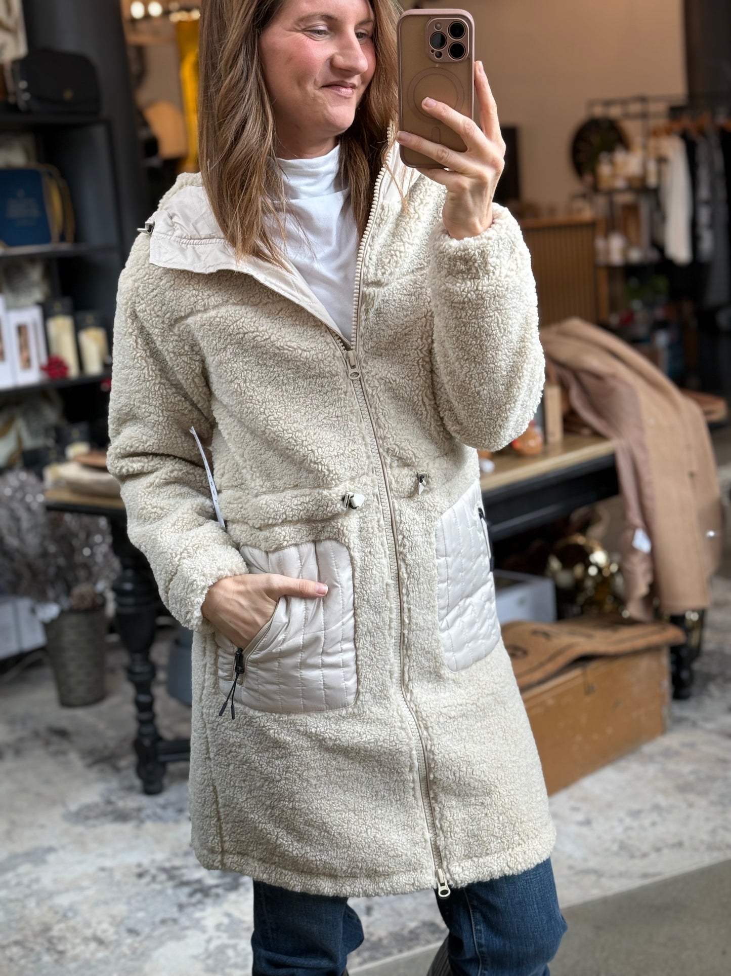 Tribal sherpa Jacket