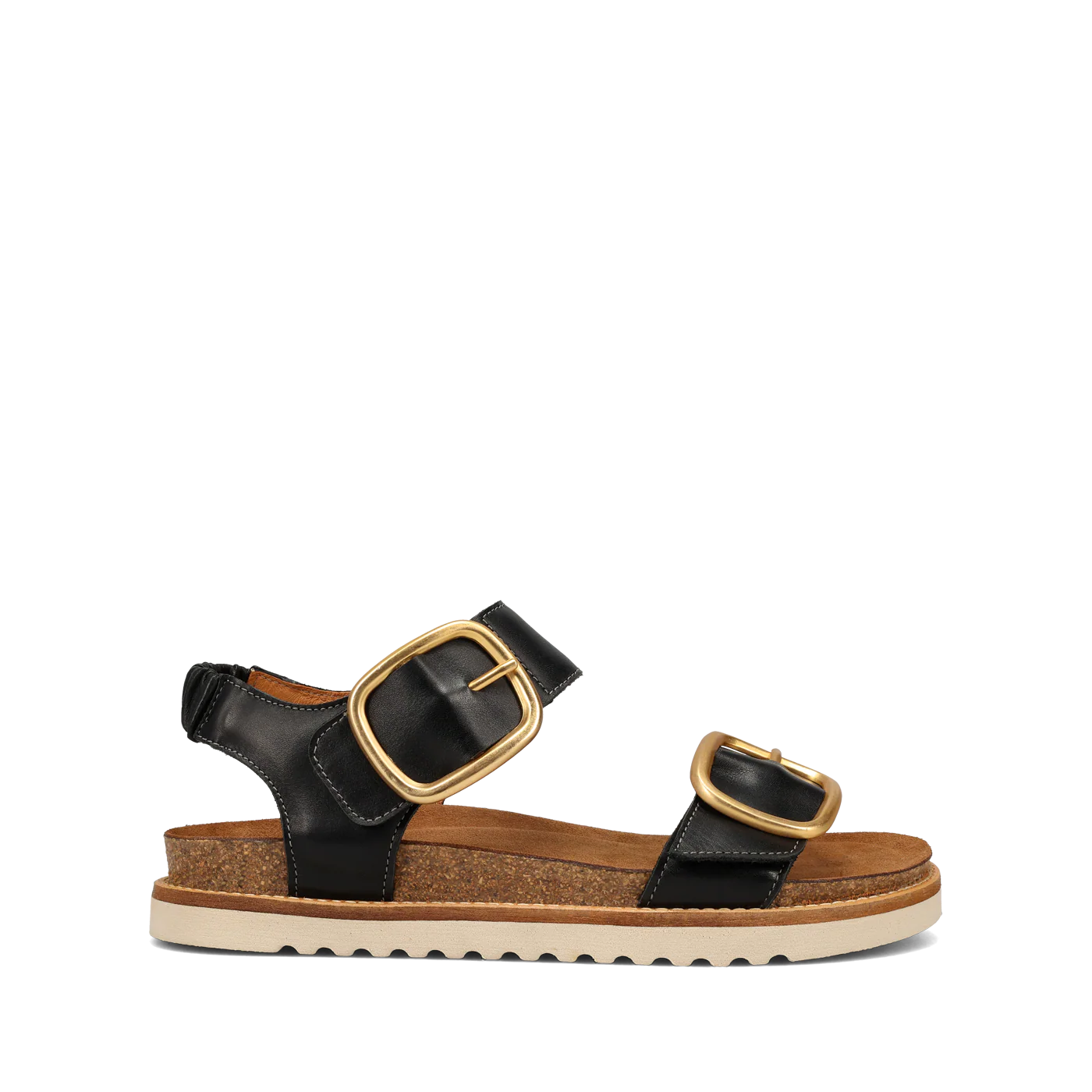 On the Double Sandal - Black