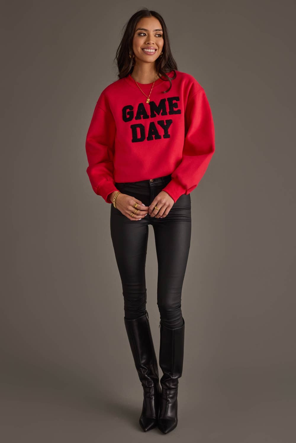 Red & Black Game Day Sweatshirt