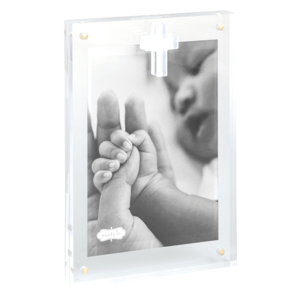 Vertical Layered Cross Acrylic Frame