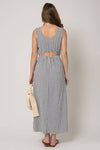 Striped Slit Dress
