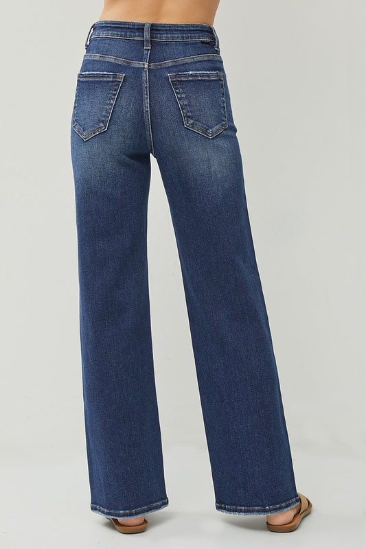 Chelsea Dark Wash Risen Jean