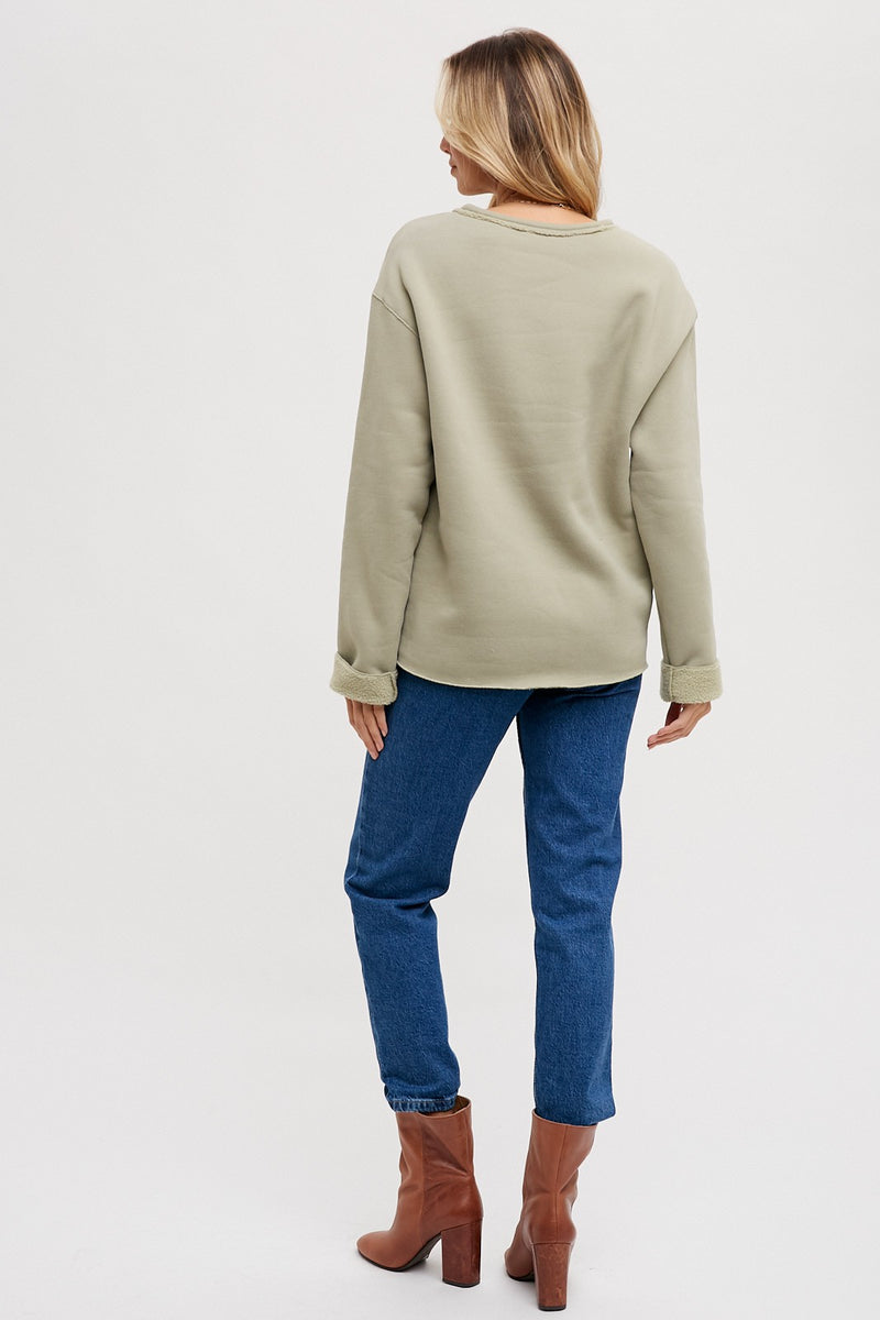 Jesse Contrast Pullover