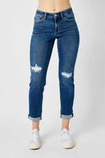 Judy Blue Destroyed Hem jeans