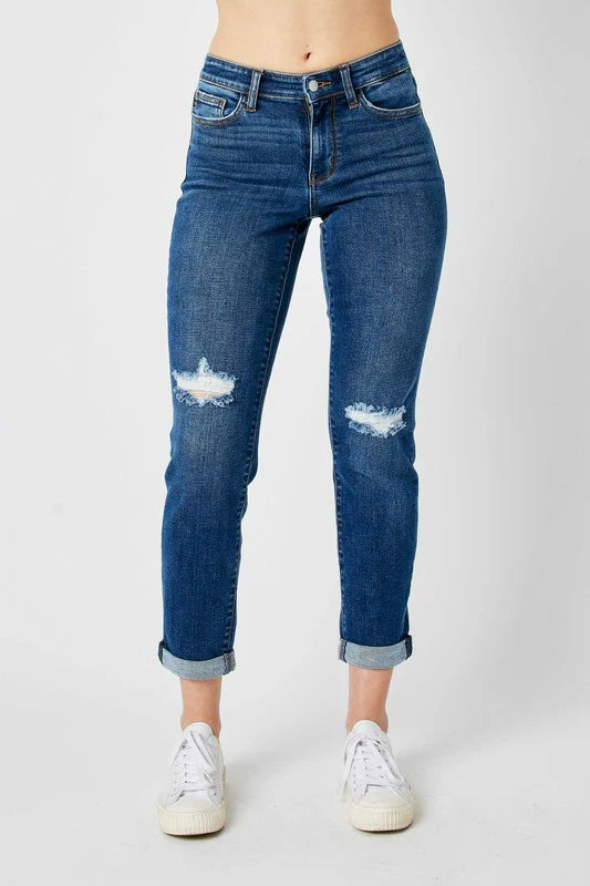 Judy Blue Destroyed Hem jeans