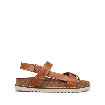 Sideways Sandal - Caramel
