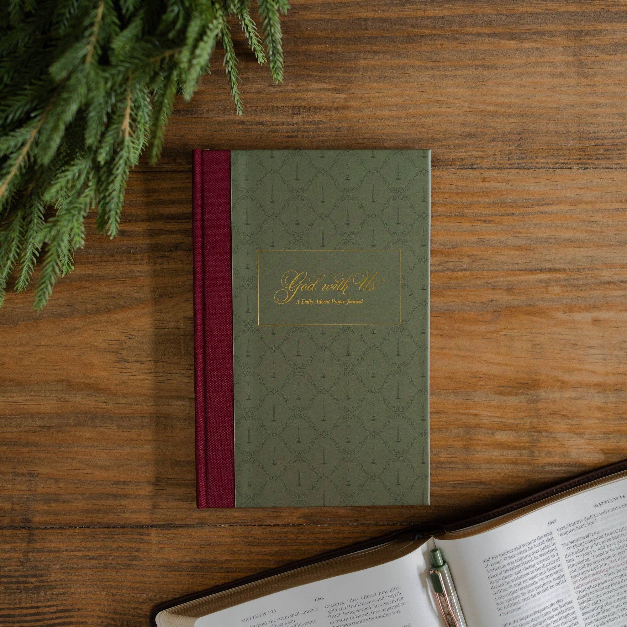 God with Us: A Daily Advent Prayer Journal (2025) – Meraki Threads & Design