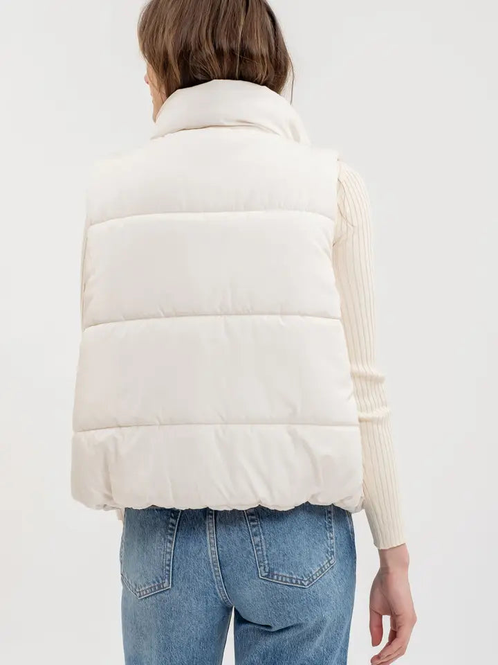 Sadie Zip-up Puffer Vest