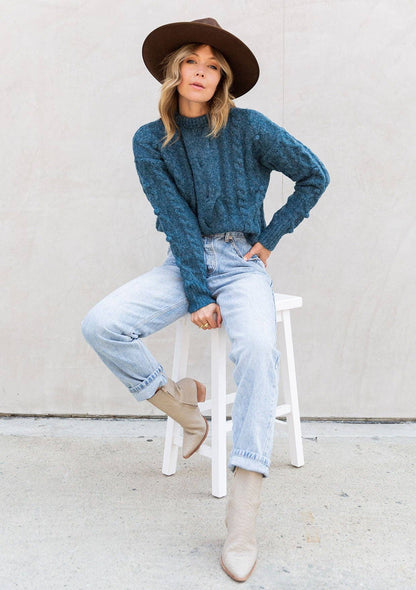 Cable Knit Cozy Sweater