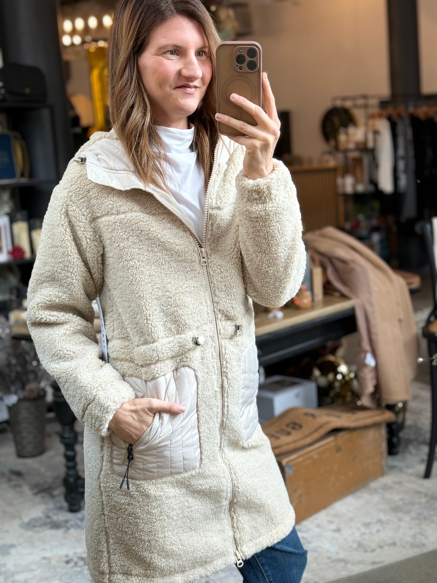 Tribal sherpa Jacket