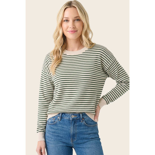 Striped Reglan Sweater