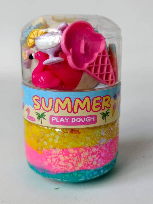 Summer Play dough Jar 