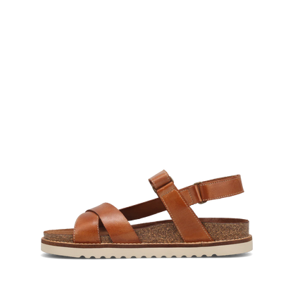 Sideways Sandal - Caramel