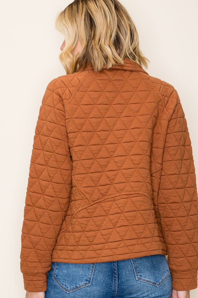 Quilted Pullover