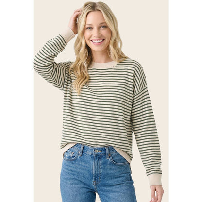 Striped Reglan Sweater