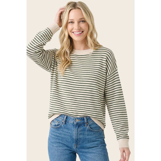 Striped Reglan Sweater