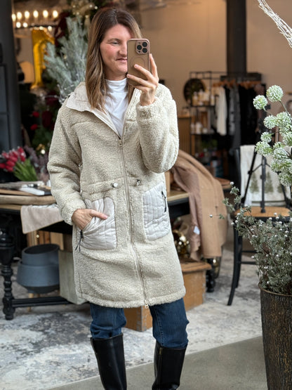 Tribal sherpa Jacket