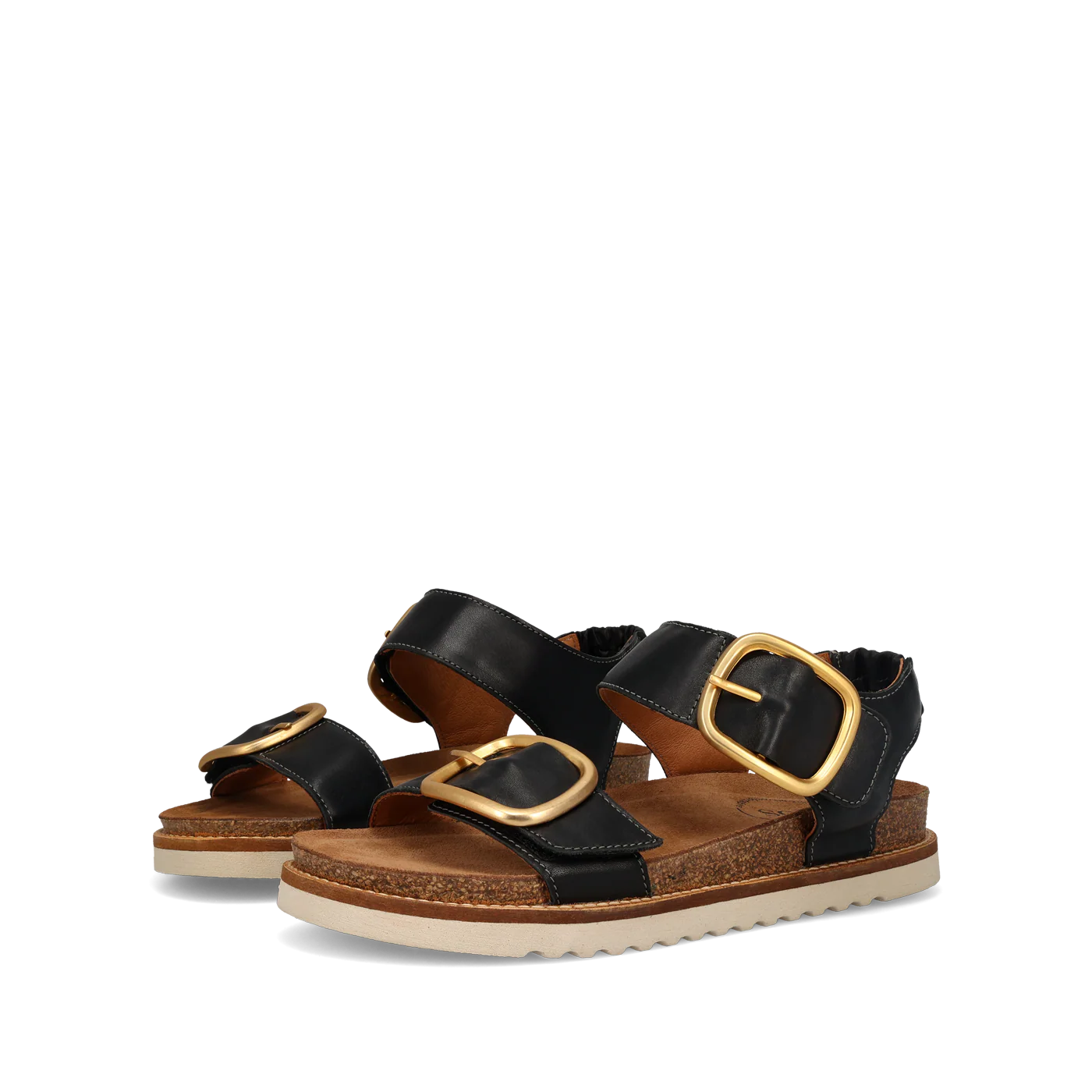 On the Double Sandal - Black