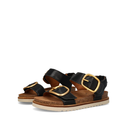 On the Double Sandal - Black