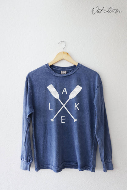 LAKE Mineral Washed Long Sleeve Graphic