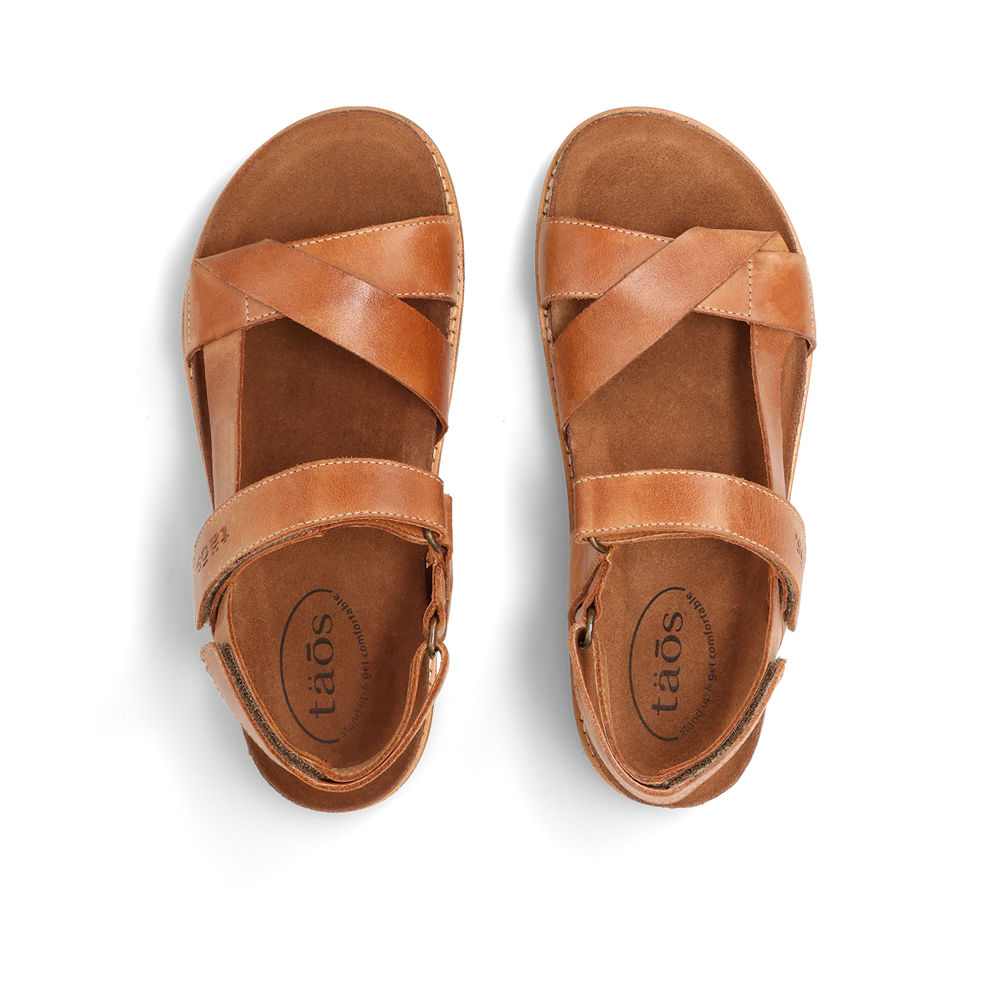 Sideways Sandal - Caramel
