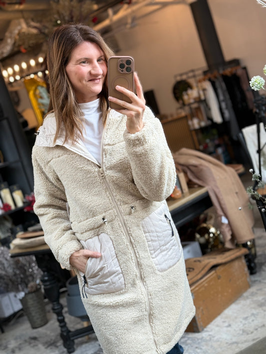 Tribal sherpa Jacket