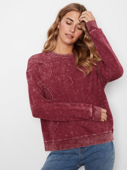 Floral Appliqued Top