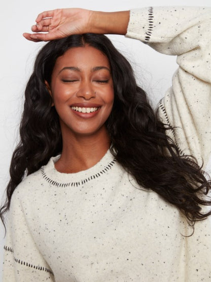 Whipstitch Detail Sweater