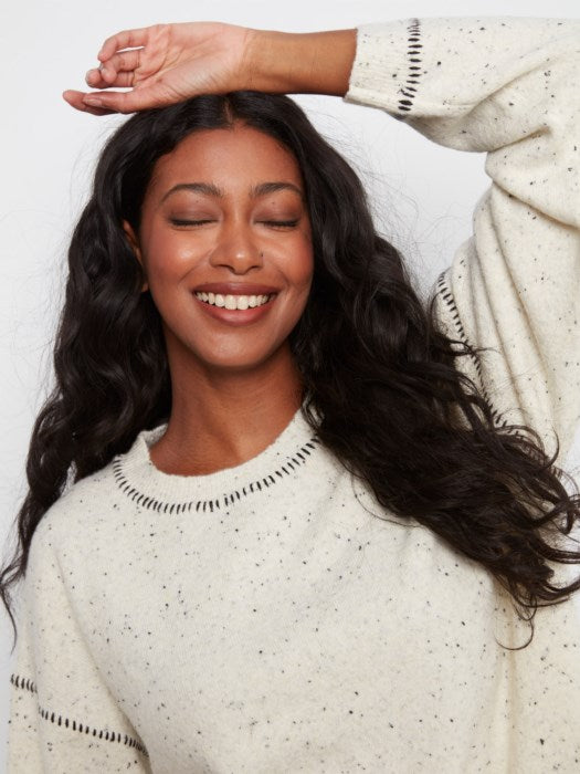 Whipstitch Detail Sweater
