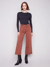 Patch Pocket Flare Twill Pants