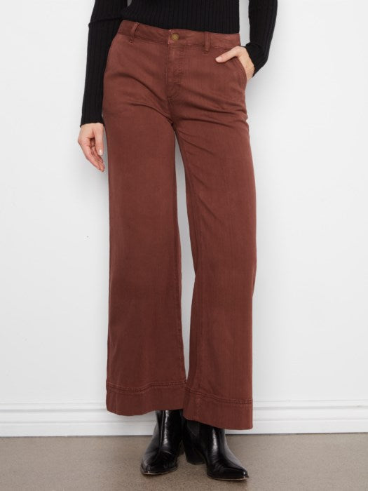Aubrey Chocolate Twill Pants