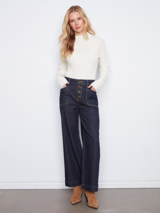Finley Button Fly Denim Pants