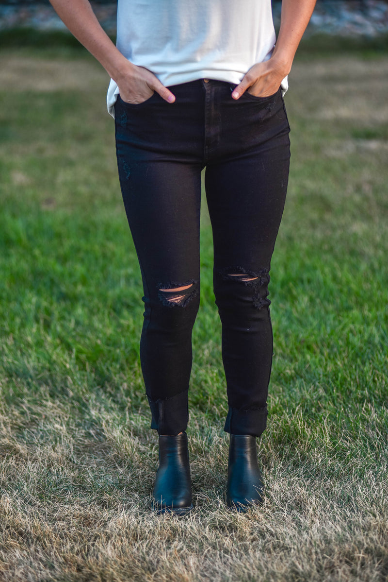 Harlow Black Denim Jeans