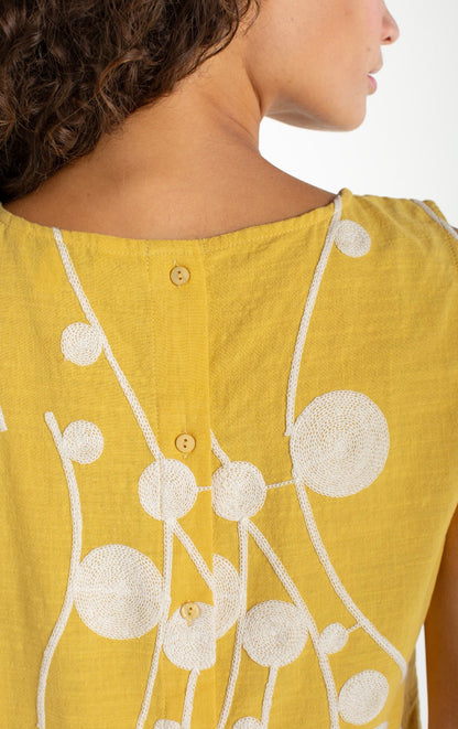 May Sleeveless Woven Blouse