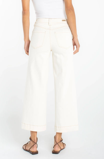 Stride Wide Leg Crop With Patch Pocket