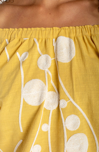 3/4 Sleeve Woven Top