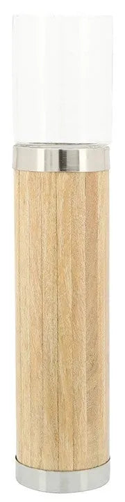 Wood Cylinder Candleholder