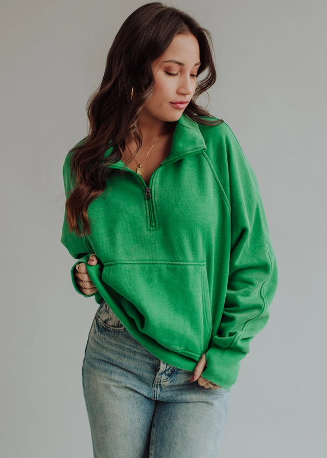 Quarter Zip Sweatshirt