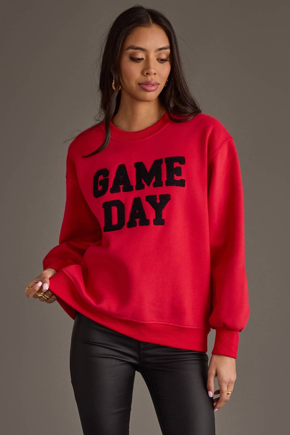 Red & Black Game Day Sweatshirt