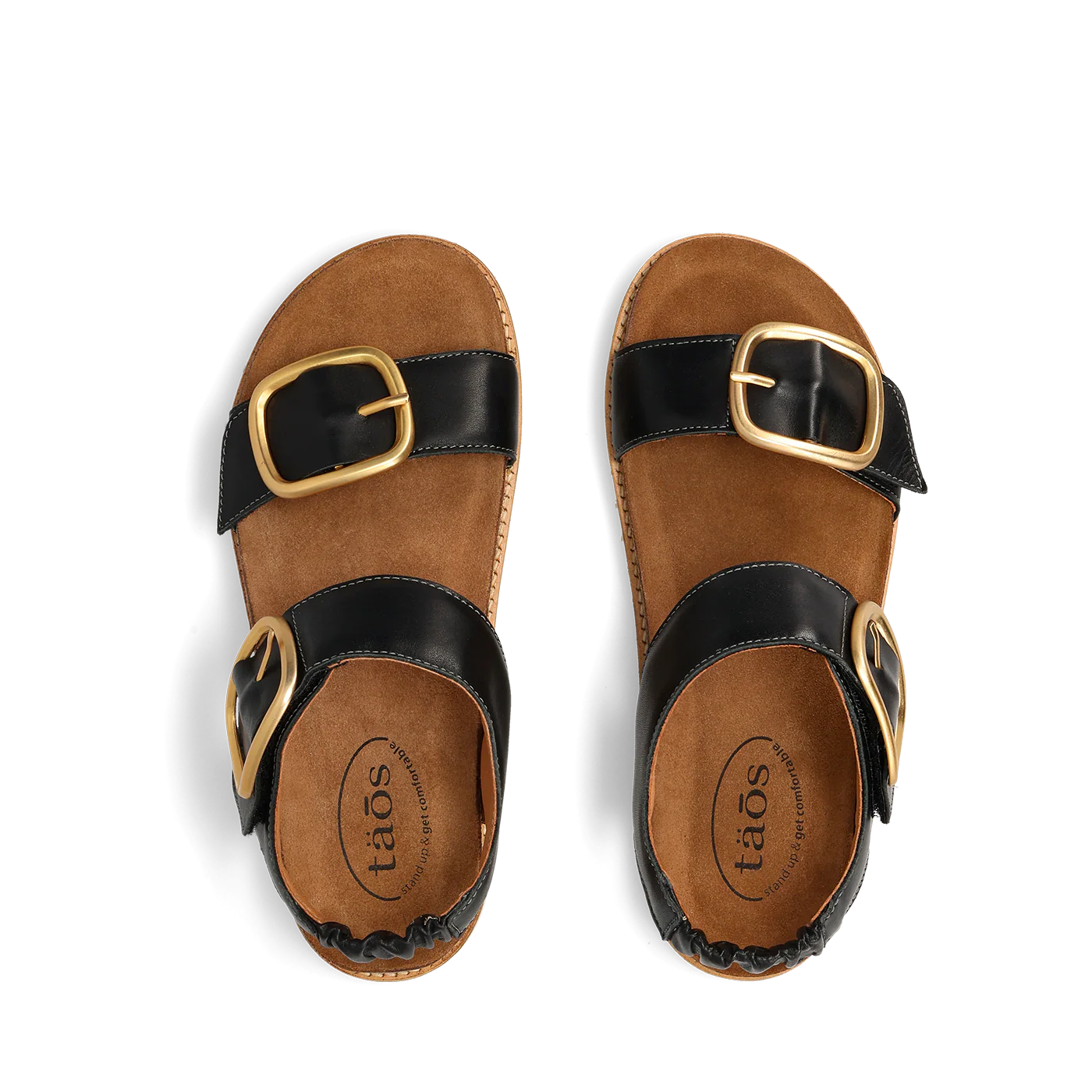 On the Double Sandal - Black