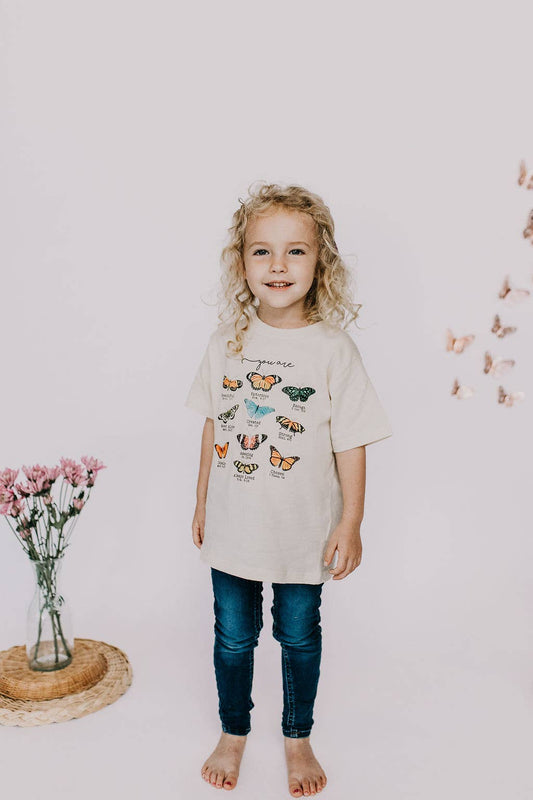 Butterfly Affirmation Tee for Girls