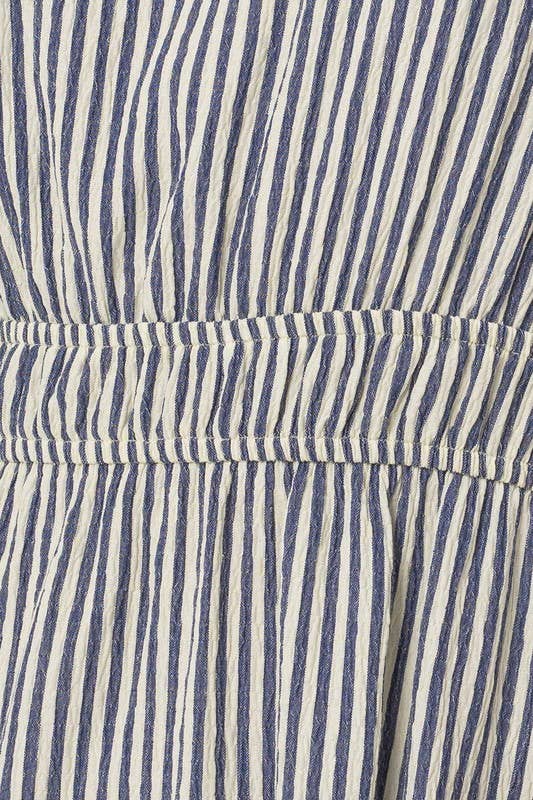 Striped Slit Dress