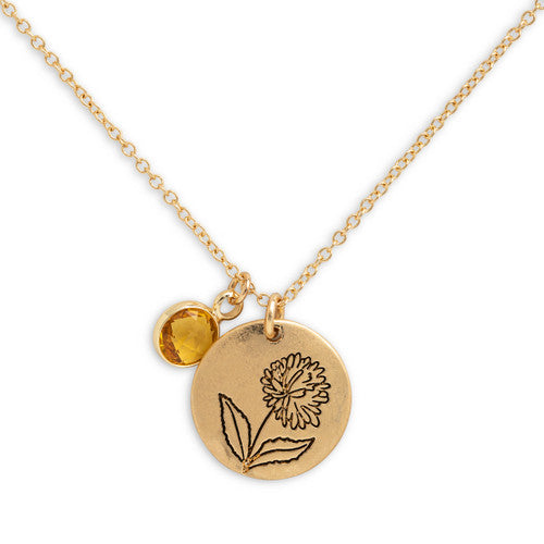 Birthstone Charm Necklace