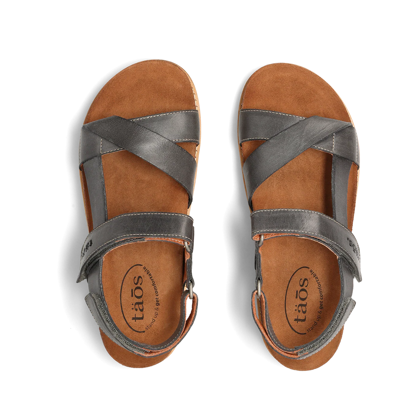 Sideways Sandal - Steel